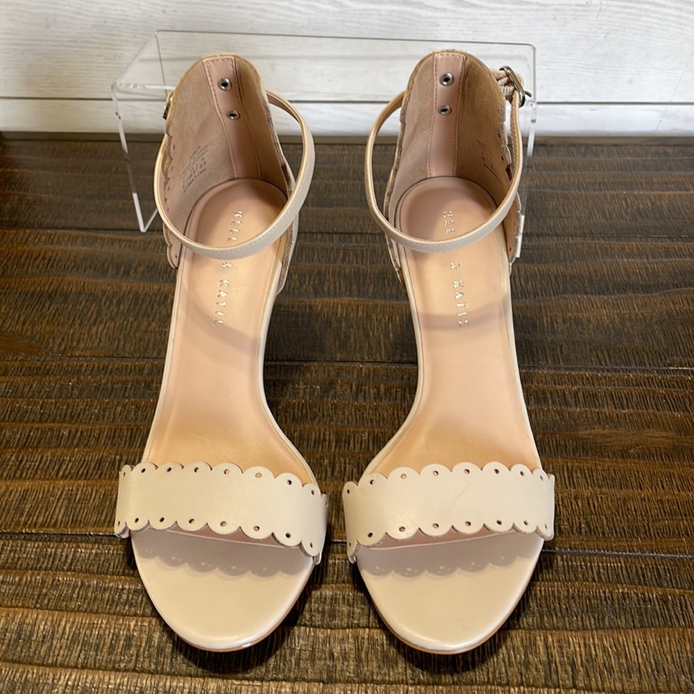Kelly & Katie Jasmyn heels, Cream color, size 8